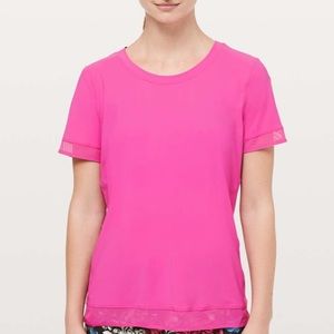 Lululemon UV Protection Serve Up Some Sun Short Sleeve
*Sonic Pink